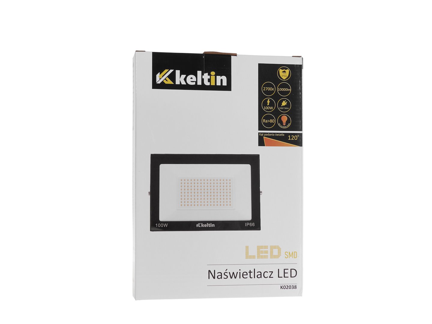 LED reflektor Geko 100W teplá bílá 2700K s krytím IP65 pro venkovní osvětlení 6