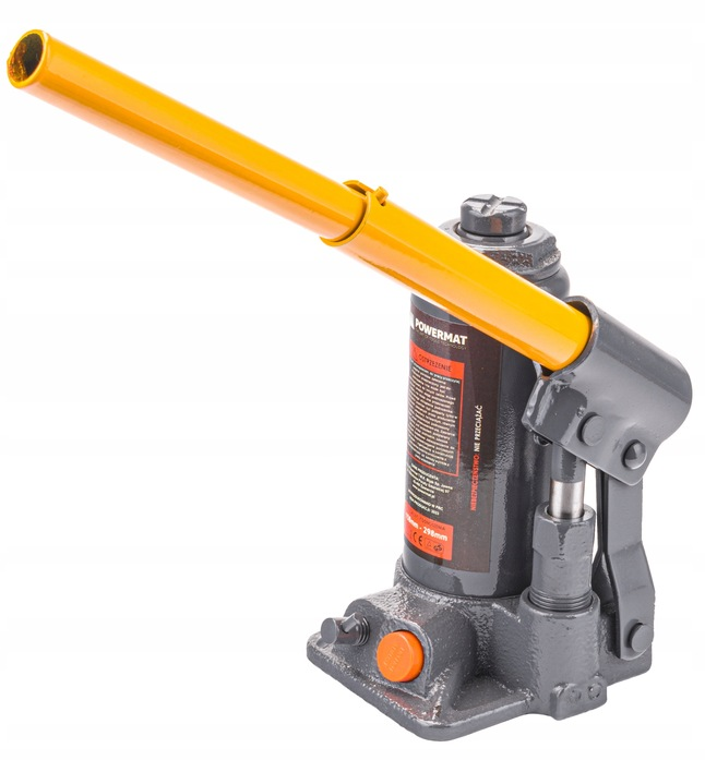 Hydraulický pákový zvedák 3T Powermat — masivní základna