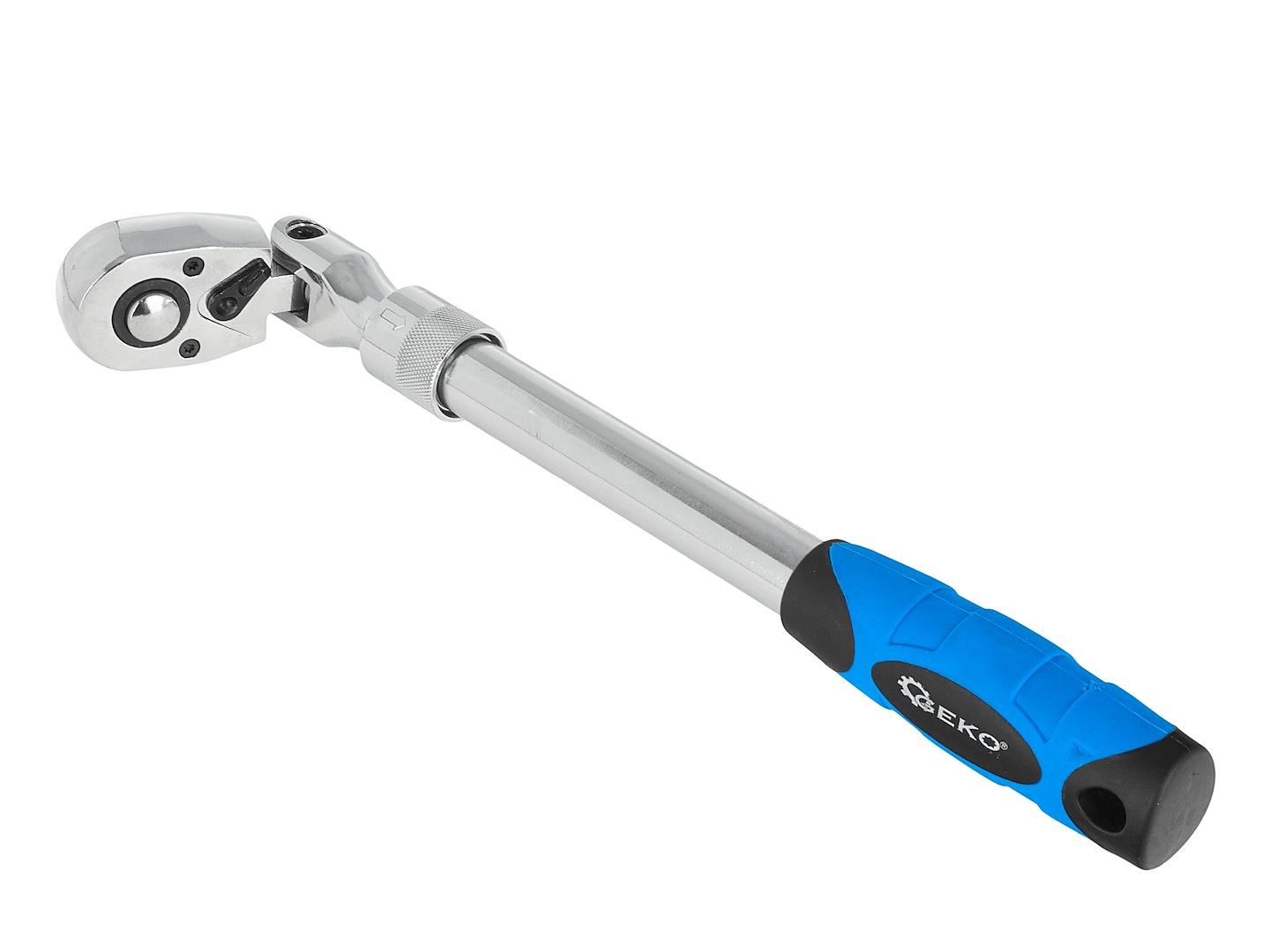 Teleskopická ráčna Geko 1/2" 370-510 mm s lámací hlavou 72 zubů CrV ocel 2