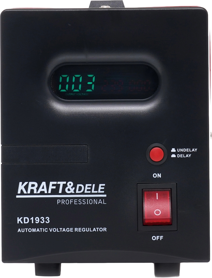 Stabilizátor napětí AVR 2000VA 230V KD1933 – přední panel