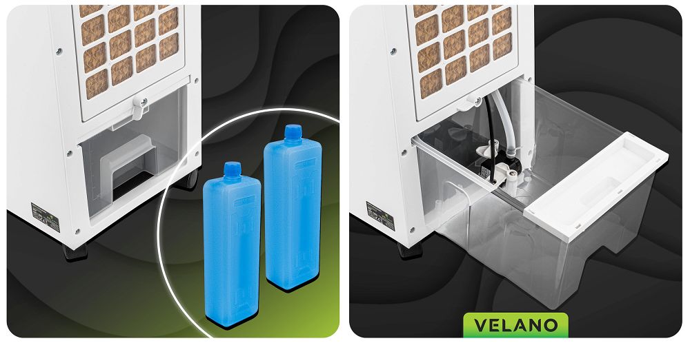 Vodní chlazení ventilátoru Velano