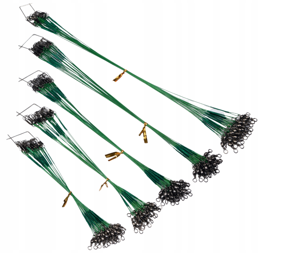Ocelové návazce Hokkaido W25000 15 kg 28 cm pro lov dravců 2