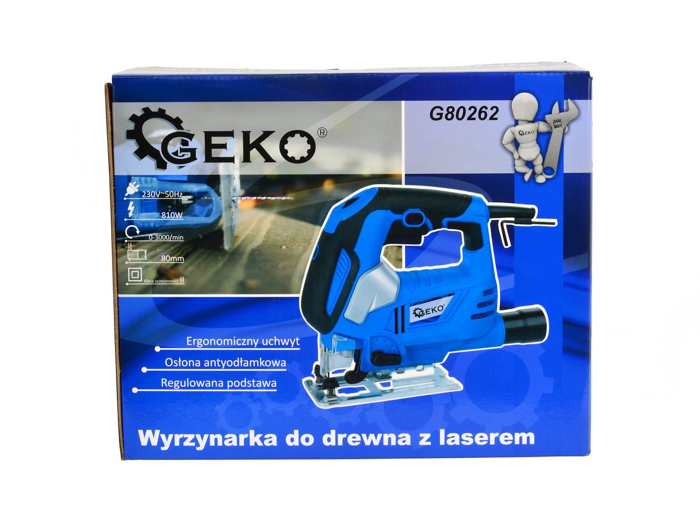 Přímočará pila Geko 810W s laserovým navádějícím systémem 5