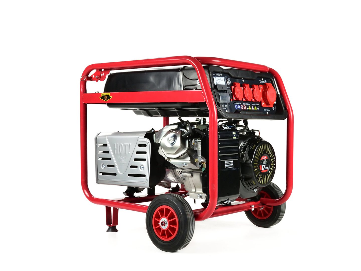 Benzínový generátor Geko 8,5 kW s elektronickým startem a AVR regulátorem - profesionální agregát 17 HP 3