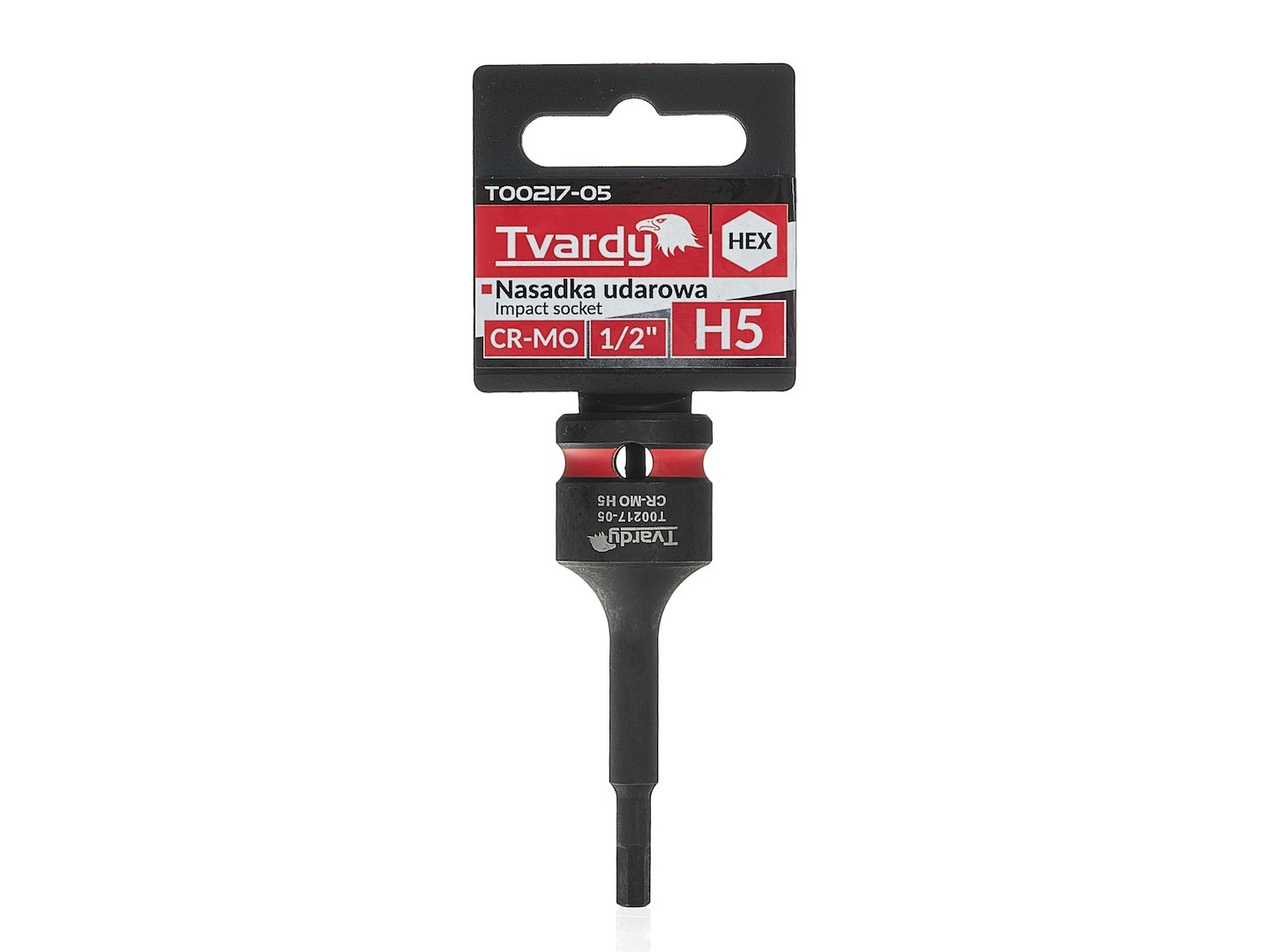 Nástrčková hlavice HEX Geko 1/2" H5 CR-MO rázová pro profesionální použití 4