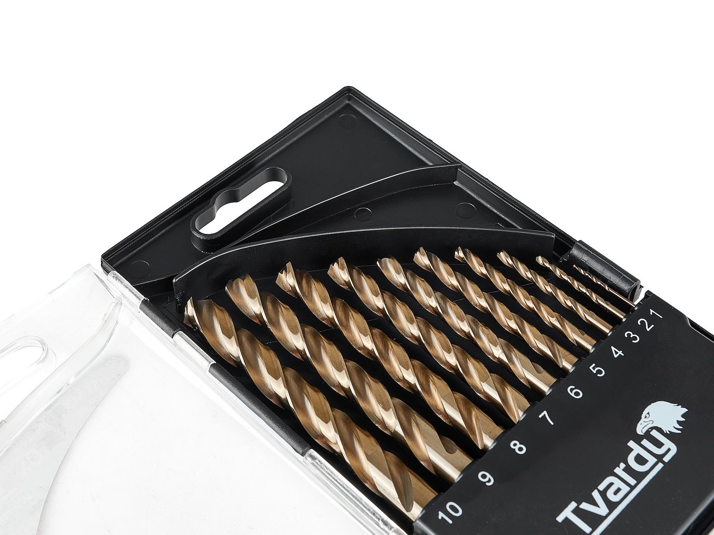 Sada kobaltových vrtáků Geko HSS M35 10 ks (1-10 mm) pro tvrdé kovy 3