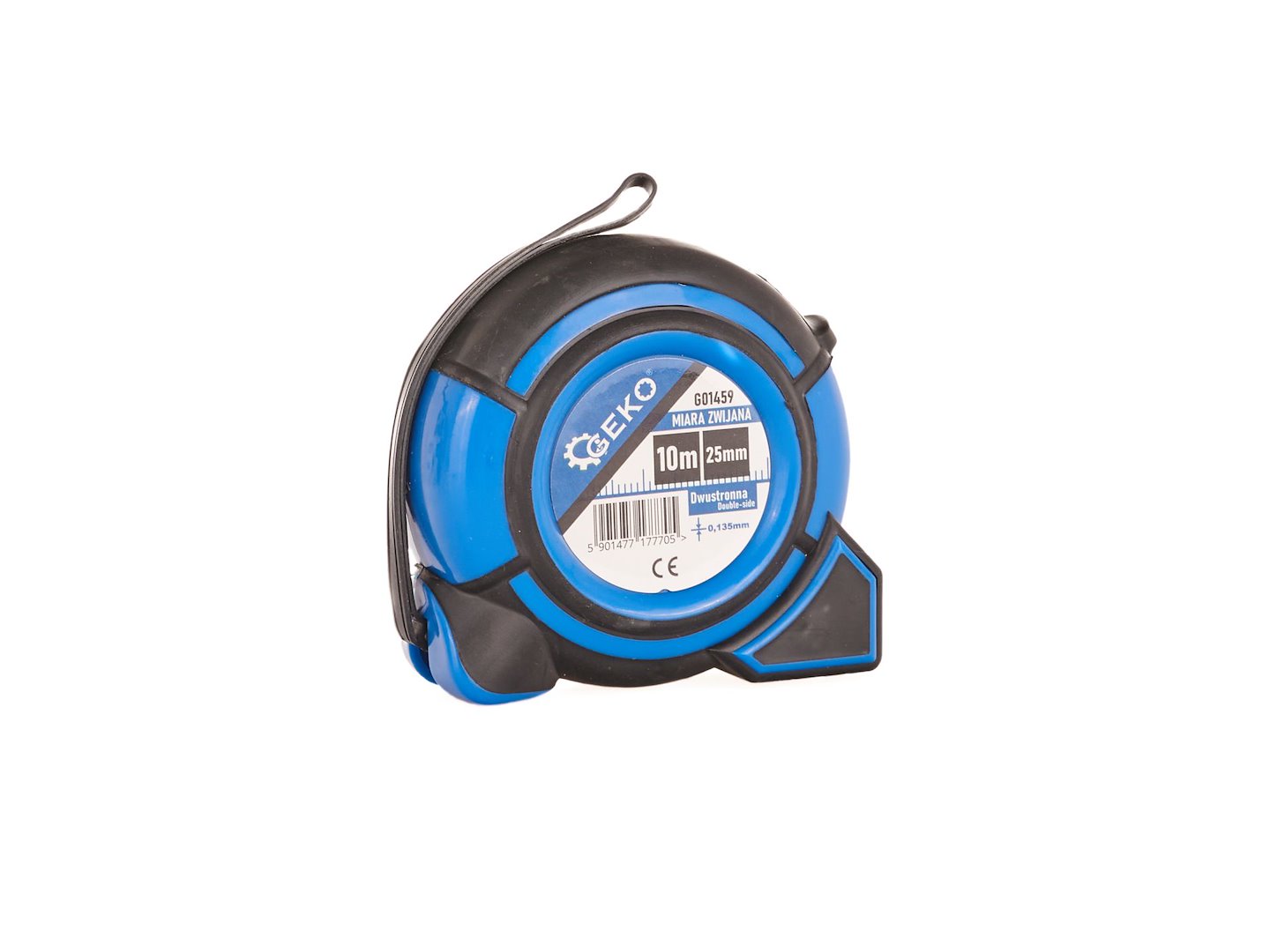 Svinovací metr Geko 10m × 25mm oboustranný s magnetickým háčkem 3