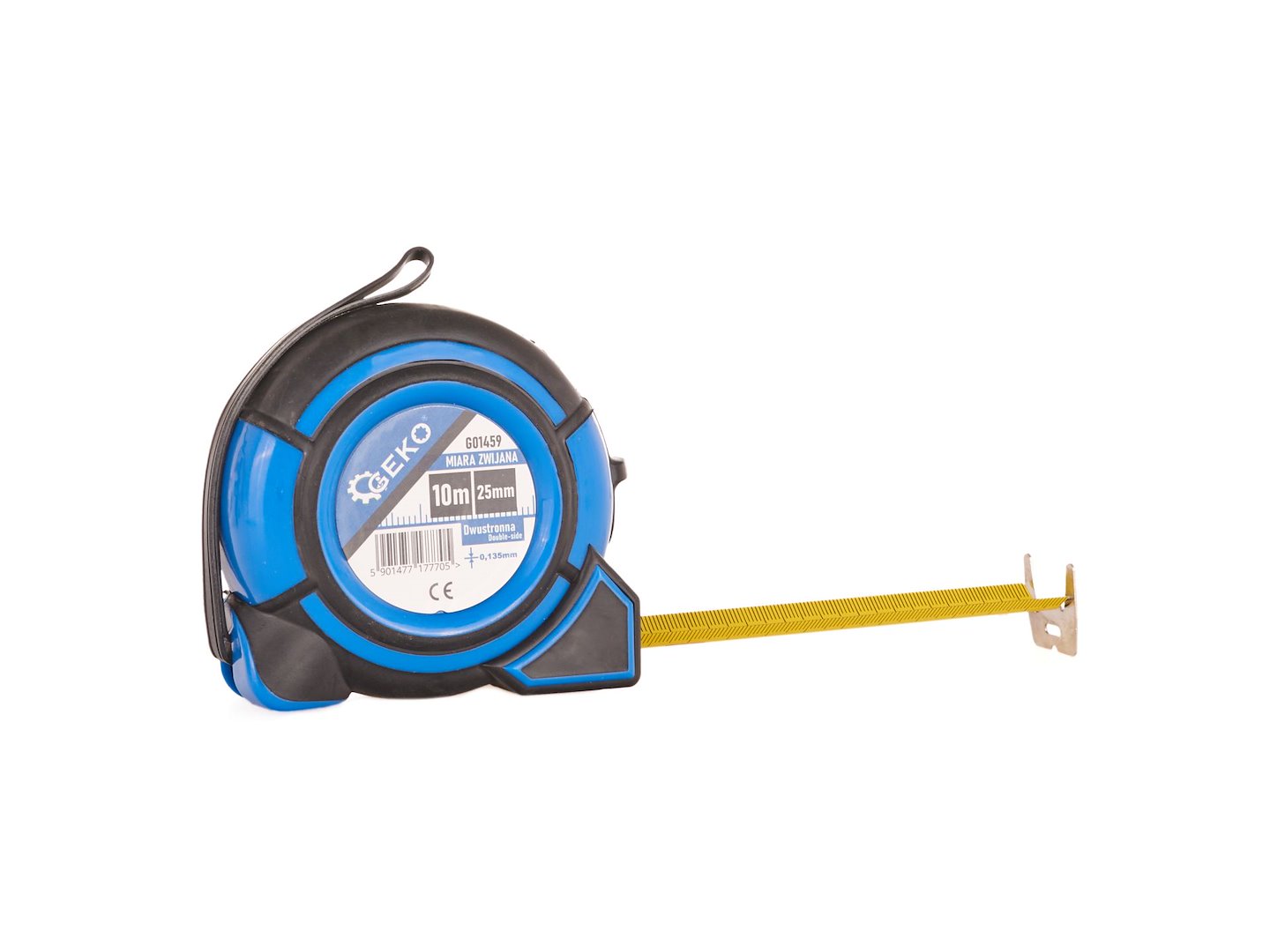 Svinovací metr Geko 10m × 25mm oboustranný s magnetickým háčkem 4