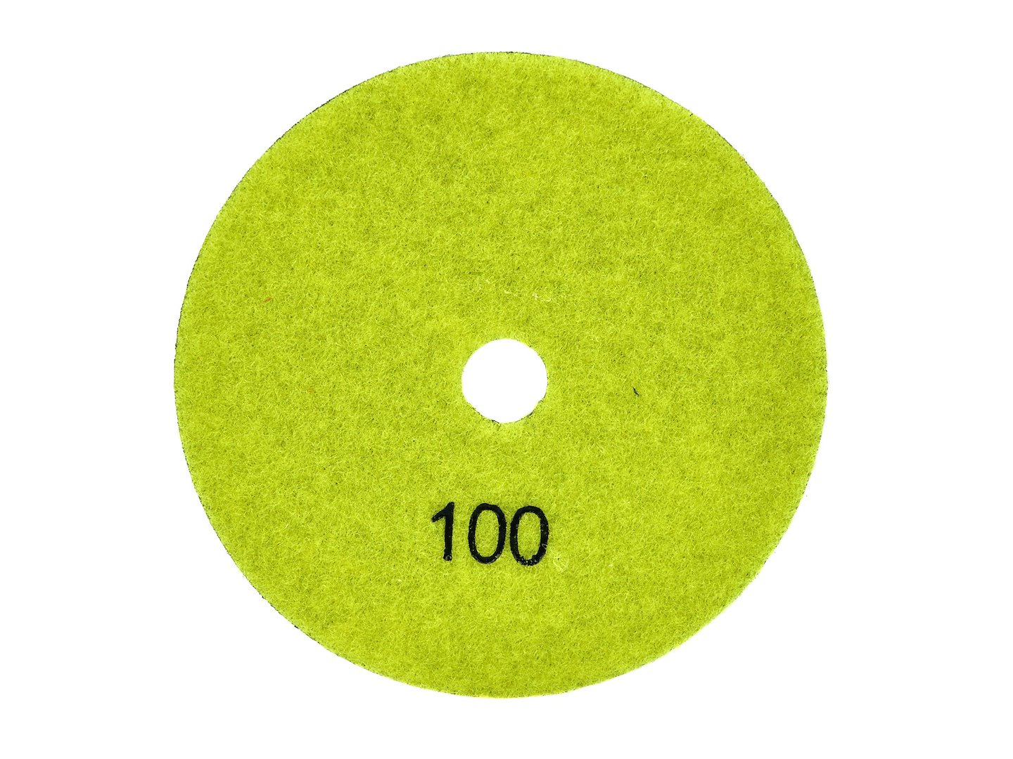 Lešticí kotouč pro suché broušení keramické dlažby, 125 mm, GR100 (5/25/250) — V provozu