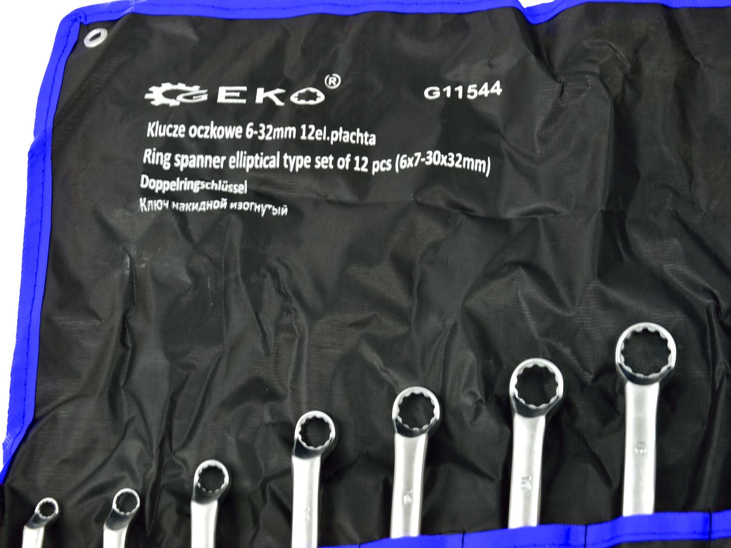 Očkové klíče 6–32 mm, sada 12 ks — Detail klíče