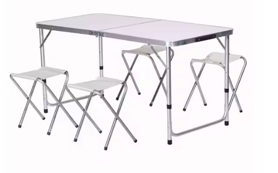 Turistický skládací set - stůl a 4 židle