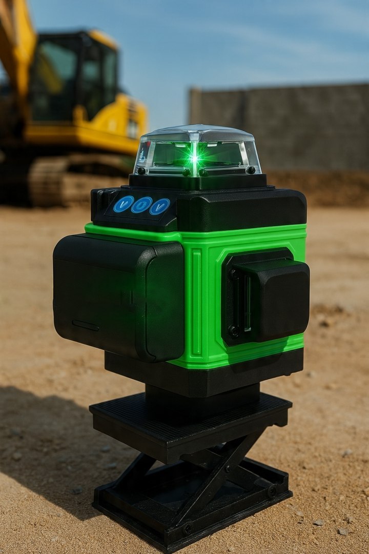 4D zelený laser