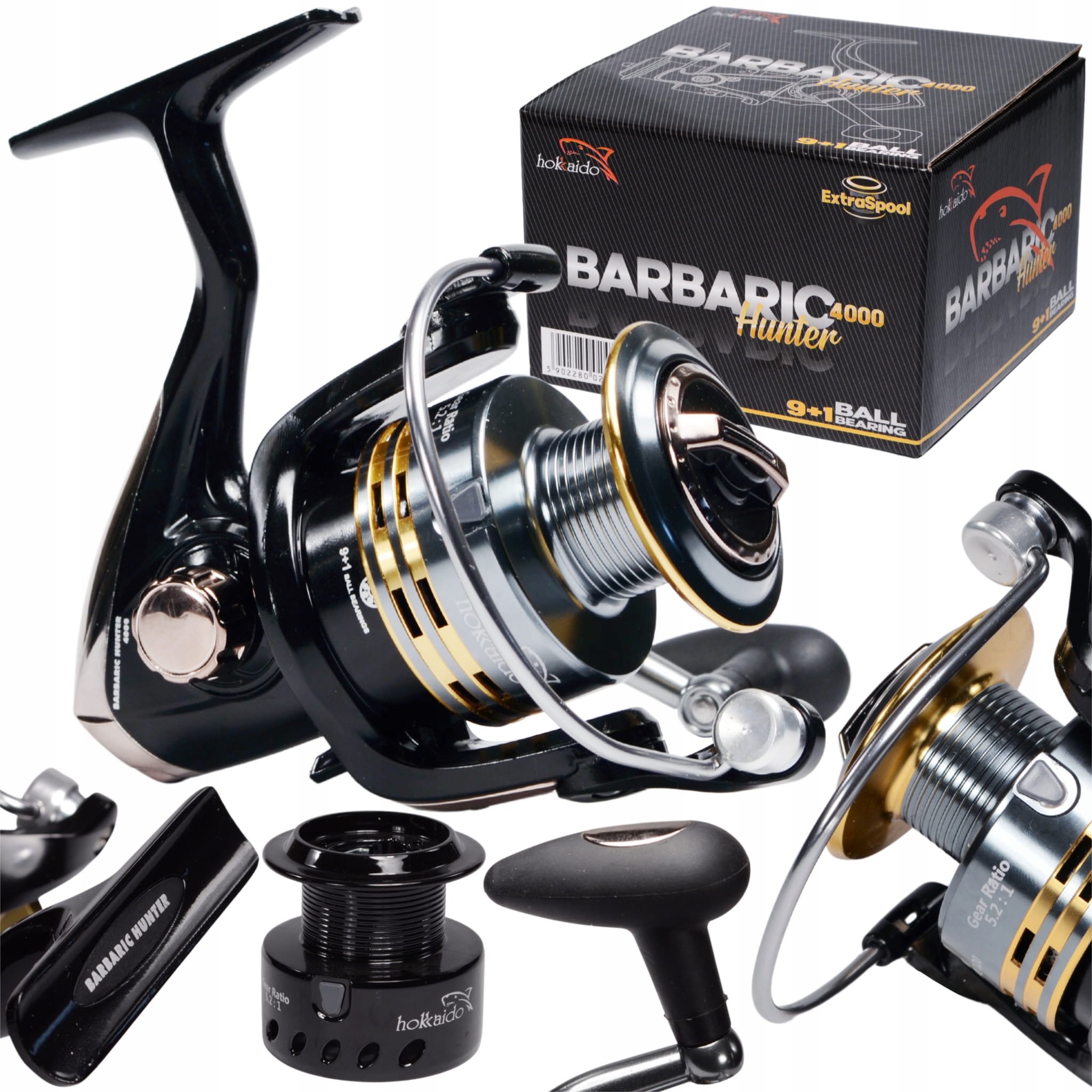 Naviják Hokkaido Barbaric Hunter 4000 9+1 Spin 2