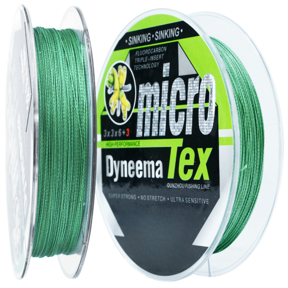 Neviditelná pletená šňůra Dyneema 0,24 mm, potopitelná 3