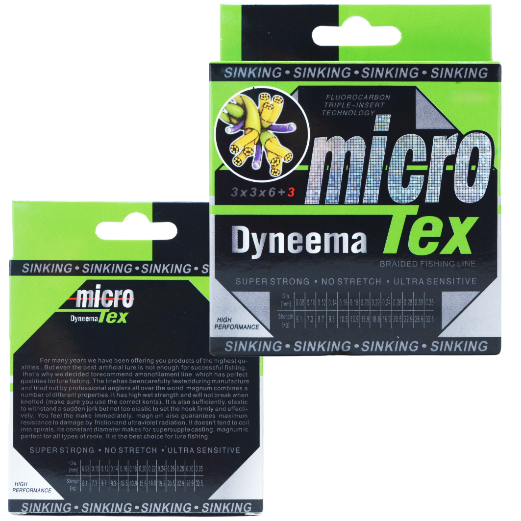 Neviditelná pletená šňůra Dyneema 0,24 mm, potopitelná 5