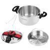 Nerezový tlakový hrnec 6 l (22 cm) s indukčním dnem – Kraft&Dele KD4298 - foto 9
